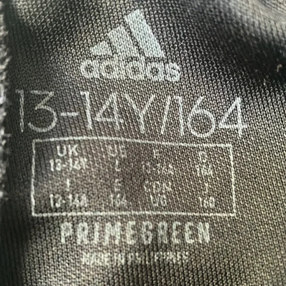 Boys Black Adidas Joggers - Picture 5 of 6